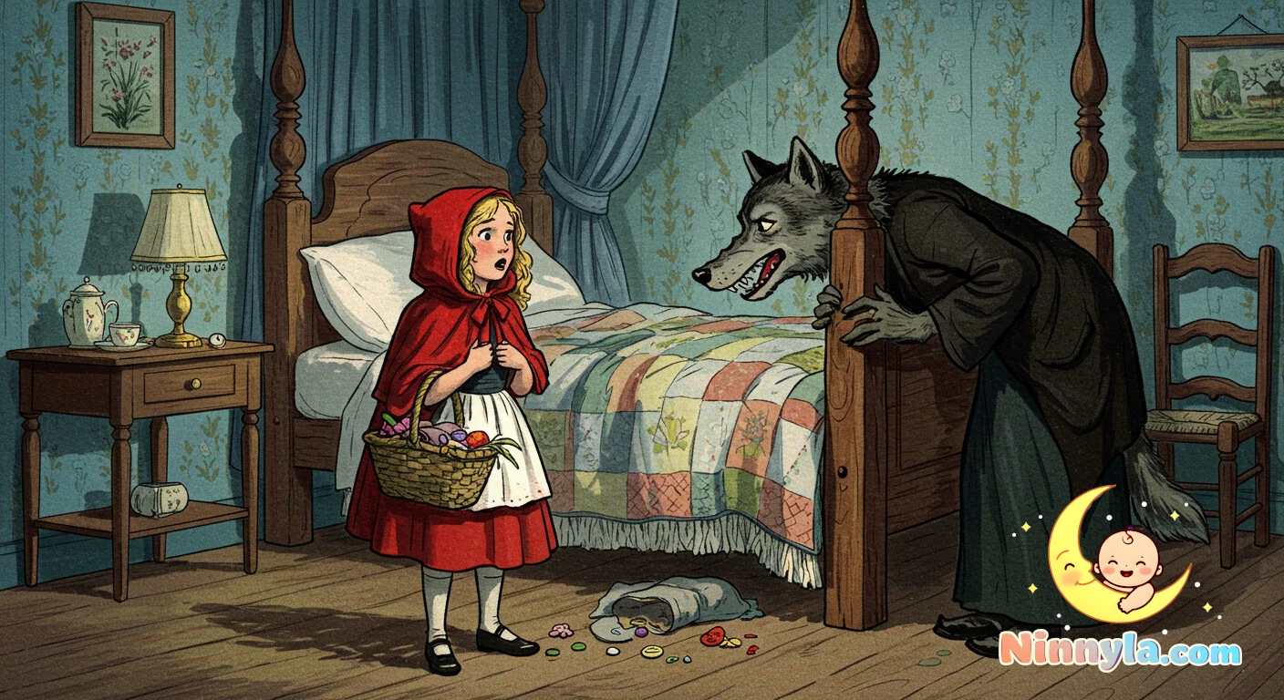 Little Red Riding Hood's Bedtime Visit 🧺 1 Little Red Riding Hood's Bedtime Visit 🧺